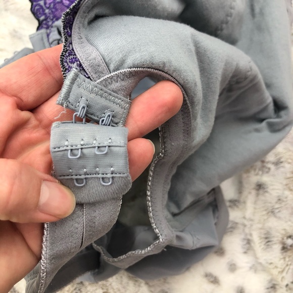 FullGLady 44G Grey & Purple Bra - Picture 3 of 4